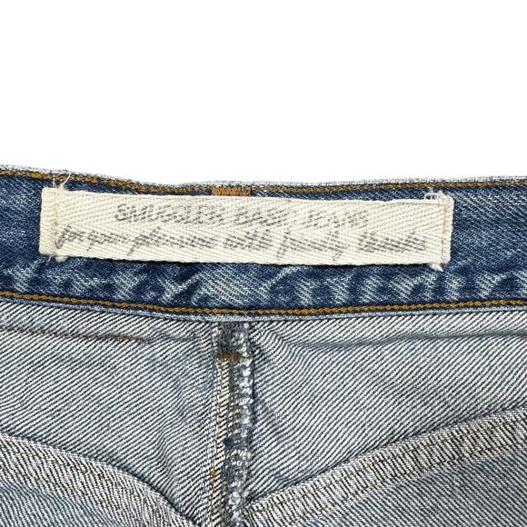 Vintage 90s Smuggler Jeans Sz 40 High Waisted Light Wash Denim Brazil - Picture 4 of 11